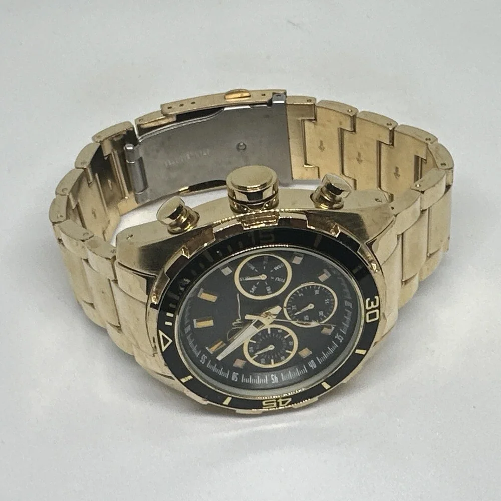 Marc Anthony FMDMA137 Men's Gold Stainless Steel Analog Dial Quartz Watch HME644
